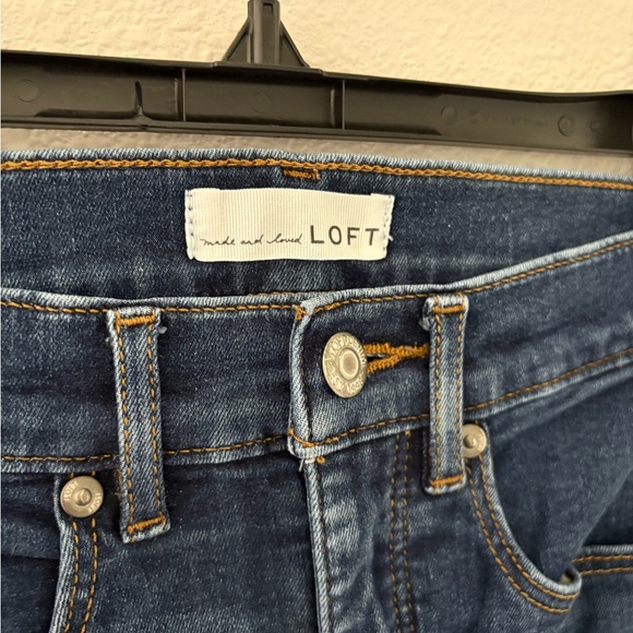 LOFT Skinny Jeans - Dark Wash - Picture 3 of 9